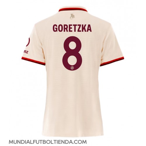 Camiseta Bayern Munich Leon Goretzka #8 Tercera Equipación Replica 2024-25 para mujer mangas cortas